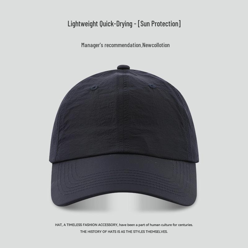 "65cm Unisex Solid Color Baseball Cap with Soft Top, Deepened and Widened Brim for a Slimmer Face Look."