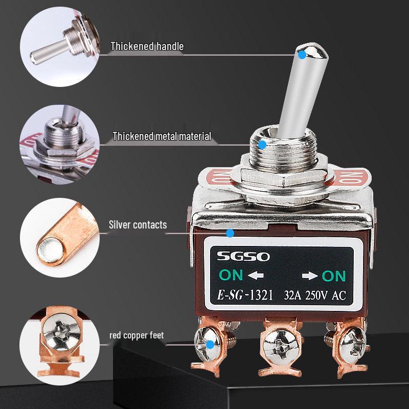 RSRDDY Silver Contact Toggle Switch