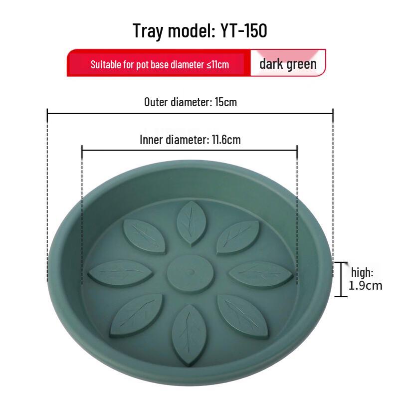 

Пластиковый поддон для цветочного горшка