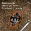 Camping Tools Storage Bag Large Capacity Cylinder Tent Stake Bag Lightweight Tent Peg Ground Nail Holder Bag for Outdoor Camping