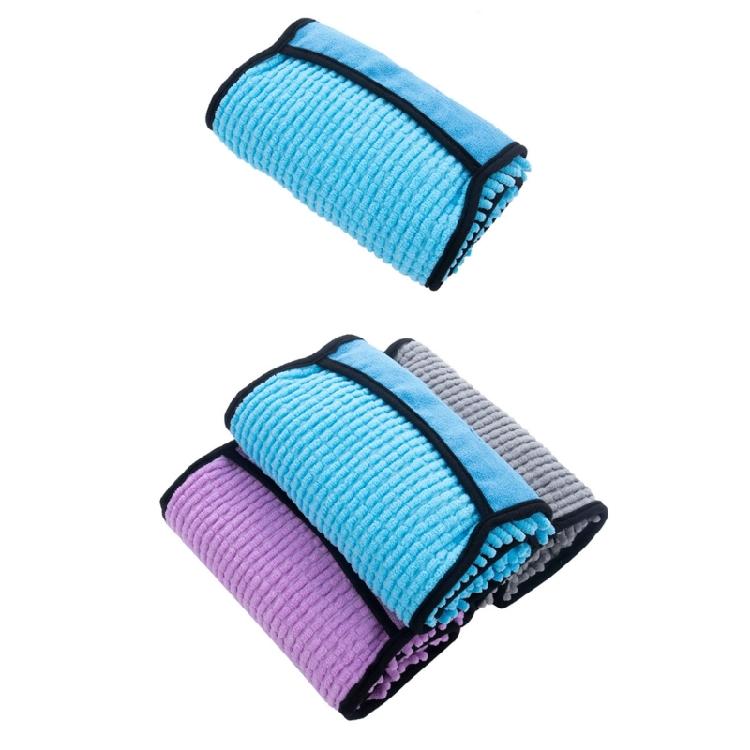 Mikrofiber Badhandduk för Husdjur för att Torka Valp/Katt Dagliga Städprodukter med Handfickor för Husdjurets Dagliga Rengöring
