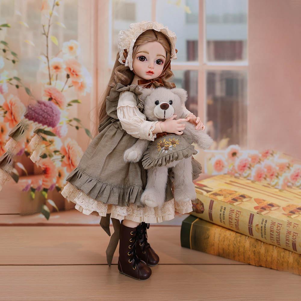 45Cm4 Points BJD Spherical Joint Can Be Replaced Barbie Doll Clothes Toy Doll Bear Doll Room Ornament