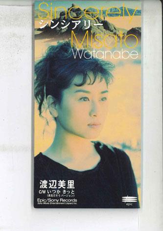 

CD MISATO WATANABE - Sincerely ESDB3543PROMO SONY Japan Японська Поп/Рок Б/В