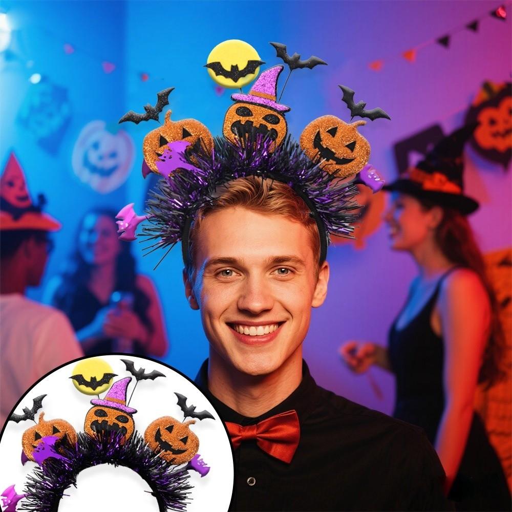 Vibrant Colors Cat Ears Headbands Comfort Fit Bat Pumpkin Headband  Festive Occasions