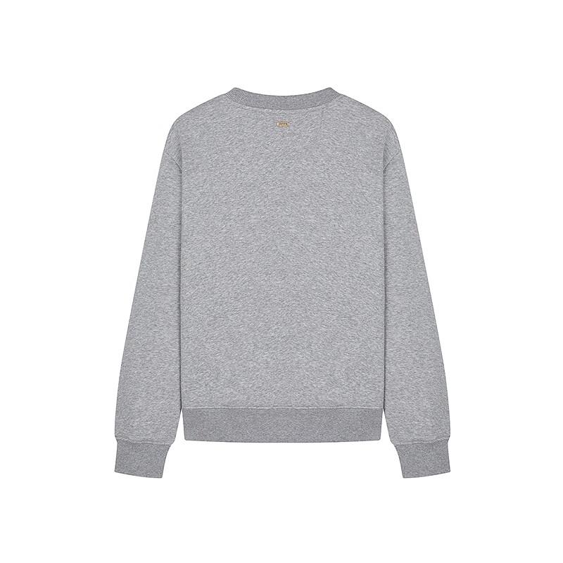 Teenie Weenie Women's Bear Embroidered Round Neck Sweatshirt