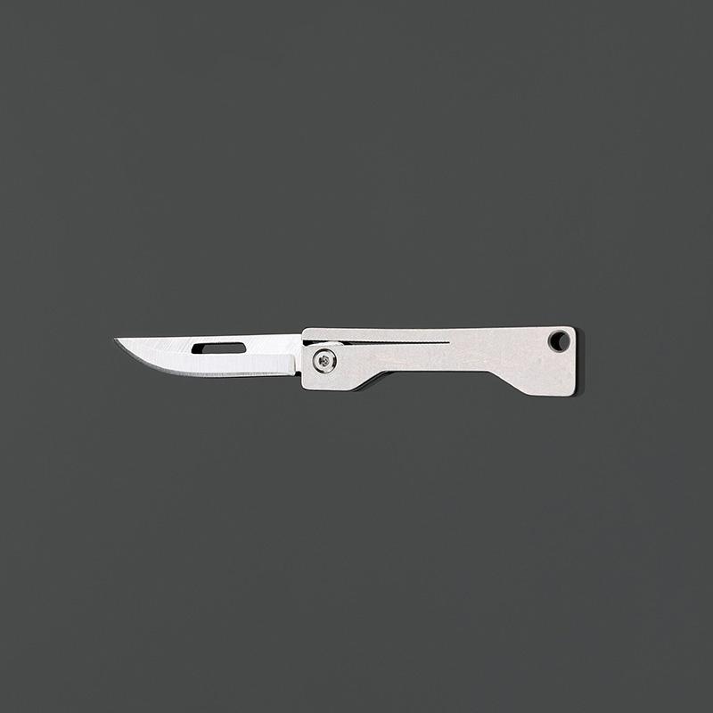High Hardness Titanium Blade Mini Folding Knife Express Pocket Knives EDC Multipurpose Knife With Bottle Opener Screwdriver TooL