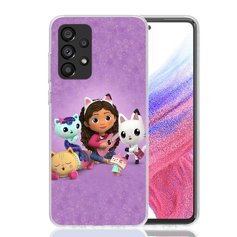 

Cartoon Gabbys Dollhouse Phone Case for Samsung Galaxy A52 A51 A50S A12 A22 A32 A72 A10S A30S A31 A71 Note 20 Ultra 10 Plus S10 Samsung Note 20