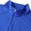 SAUCONY Solid Color Casual Stand Collar Breathable Long Sleeve Knit Top Women Tops Bright-Blue SC1230135A-BL02