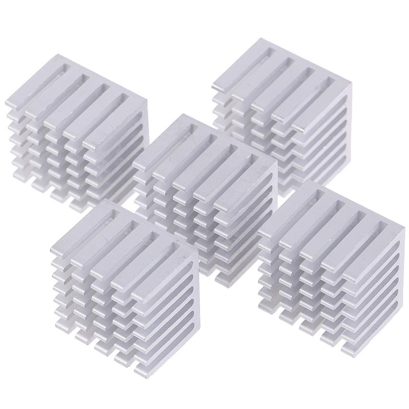 5Pcs 20x20x15mm Cooling Accessories DIY Heatsink CPU GPU Chip Aluminum Heatsink