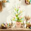 Artificial Easter Egg Decorative Stickers Spring Easter Floral Stickers With Colorful Eggs, Berries, And Flowers, Suitable For Easter