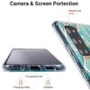 For Samsung Galaxy S20 Plus 3D Electroplating Marble Pattern TPU Protective Case