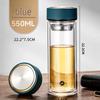 Portable Double Wall Glass Tea Infuser Bottle