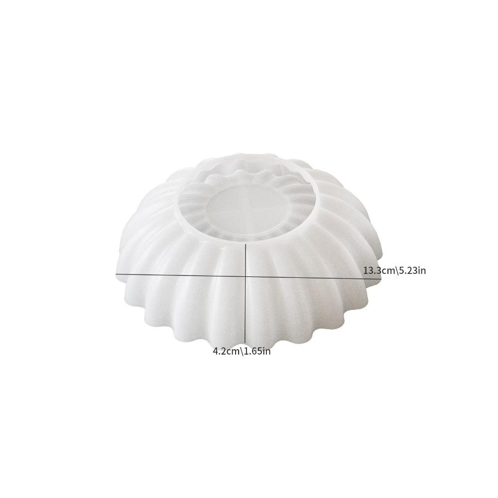 Silicone Material Bowl Resin Molds Flower Shaped Storage Bowl Mold Candle Cup Mold DIY Projects S