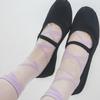 meminn viola see through socks 3colors