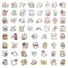 120 Cute Puppy Line Stickers for Children's Stationery, Laptop, and Water Cup Decoration