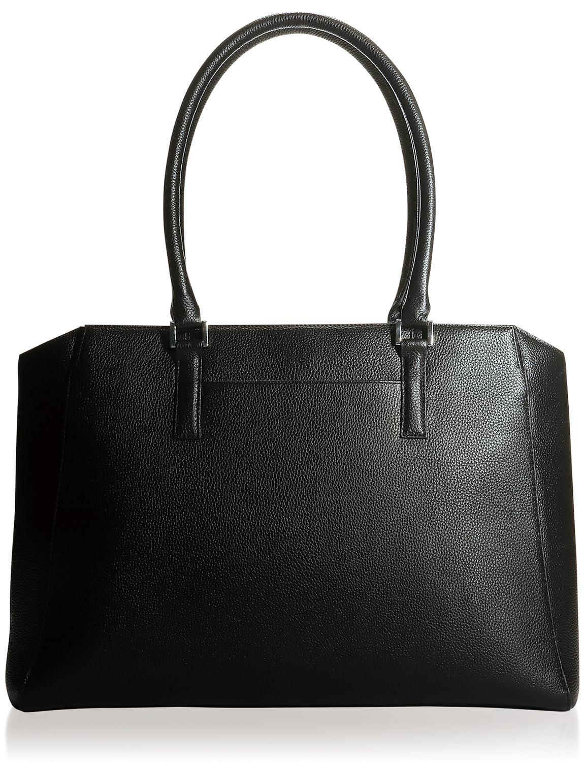 

Business bag for genuine large can store leather tote outer bottom studs RT9 [BLUE SINCERE] women, leather, A4, capacity, 14-inch PC, zippered,