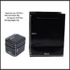 Luxury PU Leather Zippered Watch Box for Men