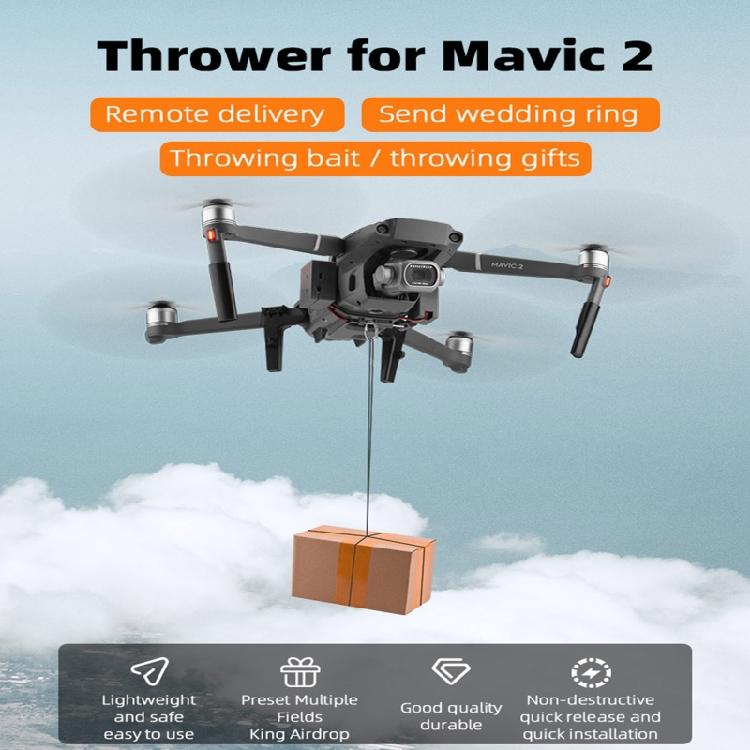 Fishing Bait Wedding Ring Gift Deliver Thrower with Landing Gear For Mavic 2 Pro