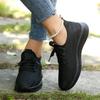 fashion Shoes Female 2024 New Mesh Women's Vulcanize Shoes Breathable Women Sneakers Lace Up Solid Low Heel Outdoor Women's Casual Shoes