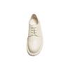 Zara Pu Grooved Thick Sole Low Top Casual Shoes Men Sneakers White 2414221001