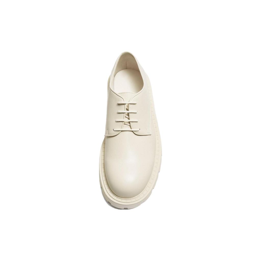 Zara Pu Grooved Thick Sole Low Top Casual Shoes Men Sneakers White 2414221001