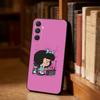 M-Mafalda World Peace  Phone Case For Samsung S26,S25,S24,S23,S22,S21,Plus,Fe,Lite,Others Black Cover