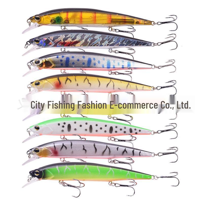 14cm/18.5g Realistic Sliding Weight Minnow Lure for Long Cast Aspius Fishing