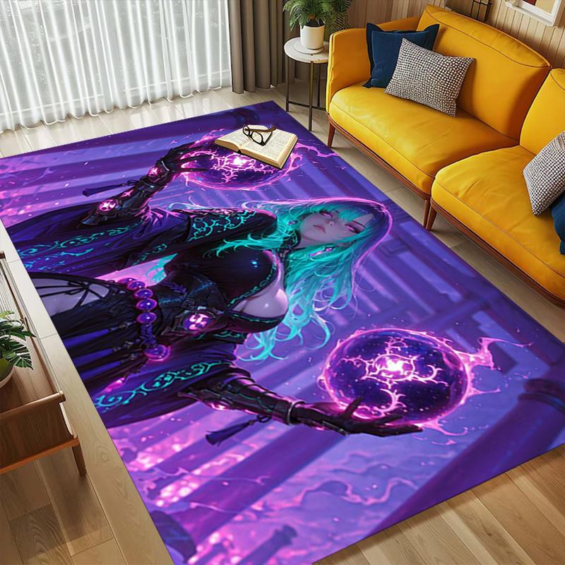 Electric Sorcery Living Room Nonslip Area Rug Soft Carpet For Bedroom Game Playroom Sofa Office Home Decor Doormat Christmas Gift C9291072