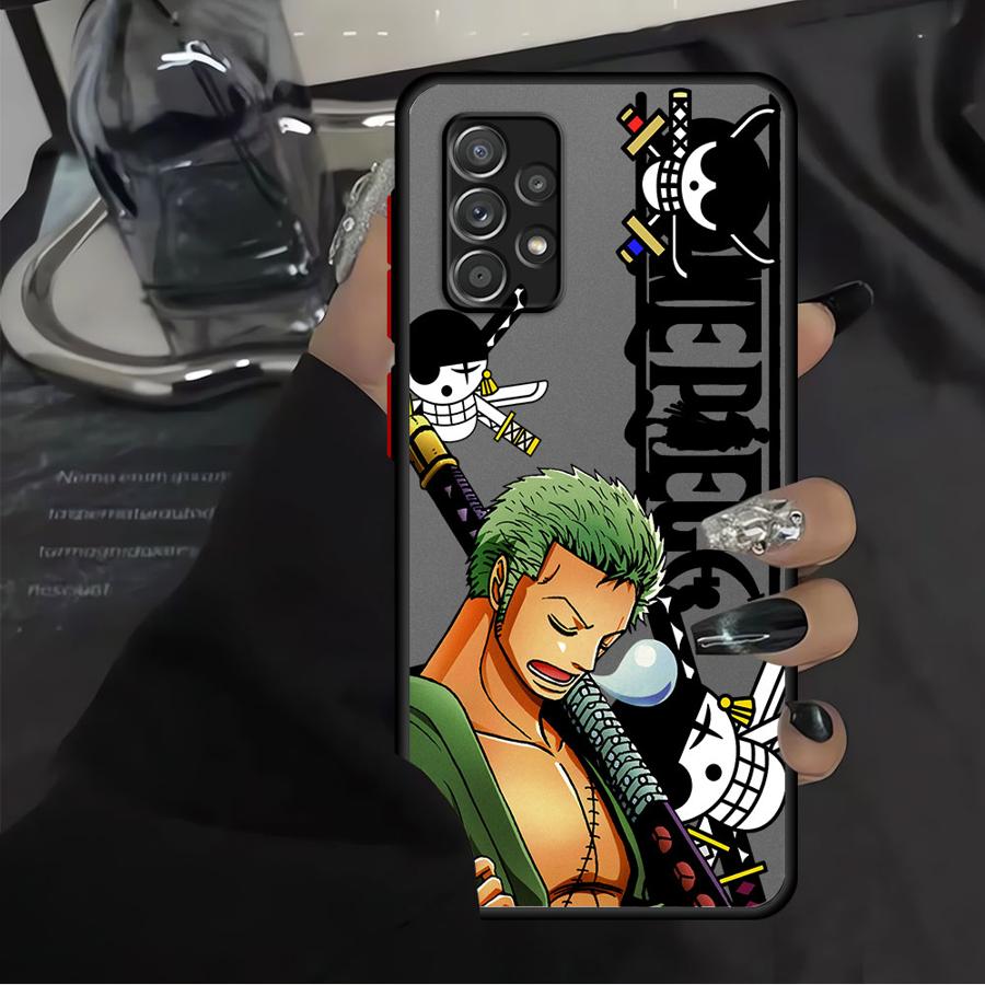 One Piece Zoro Kryt na telefon Samsung Galaxy A56 A55 A53 A14 A23 A34 A36 A35 A54 A52S A72 A17 A52 A73 A33 A16 A15