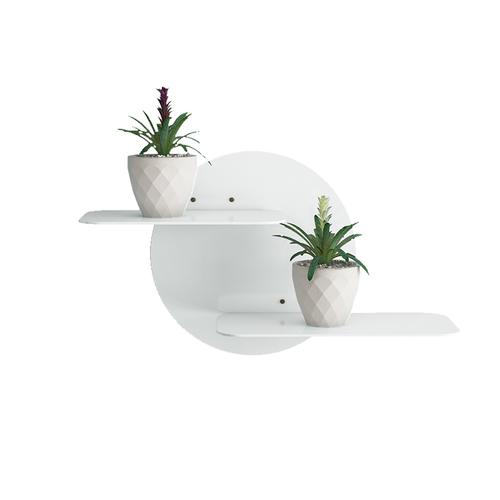 Nordisches Wandregal Hintergrundregal Eisenkunst Dekoregal Wohnzimmer Wandhängende Ausstellung Zwei Etagen Lagerregal