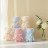 Luxury Velvet Bear Towel Plush Texture Kids Hand Towel Soft Absorbent for Hotel Guest Bathroom Use
