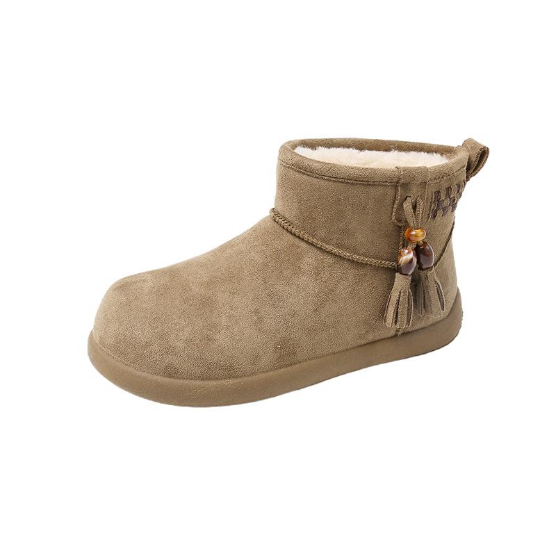 New Martin boots women's winter new retro short boots platform casual versatile Maillard boots women