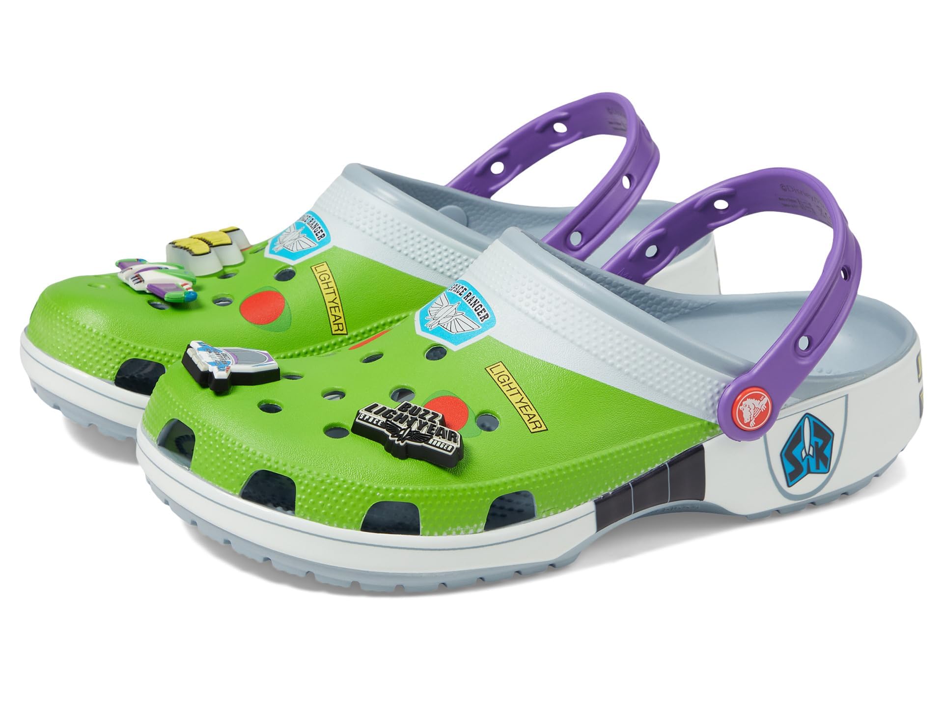 Toy Story Buzz Lightyear Classic Clog Blue 22cm [Crocs] Sandals, Gray,