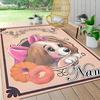 Custom Name "Adventurous Forest Friends" Carpet Rug Customizable Soft Washable Anti-Slip Home Living Room Sofa Mats Personalized Rug. 0909389