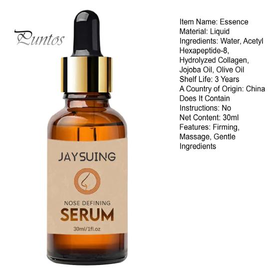 30ML Nose Repair Serum Firming Massage Gentle Ingredients Achieve Three-Dimensional Nose Shape Essence