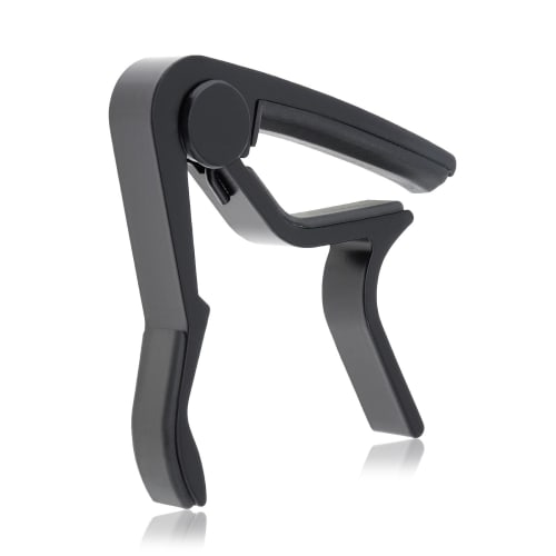 FamGift One-Touch Guitar Capo Tast Electric Classical Guitar Capo (Black)