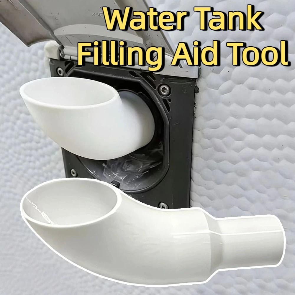 Anti-Spill Water Tank Filling Aid Tool Wide Mouth Faucet Adapter RV Water Filling Funnel  Outdoor