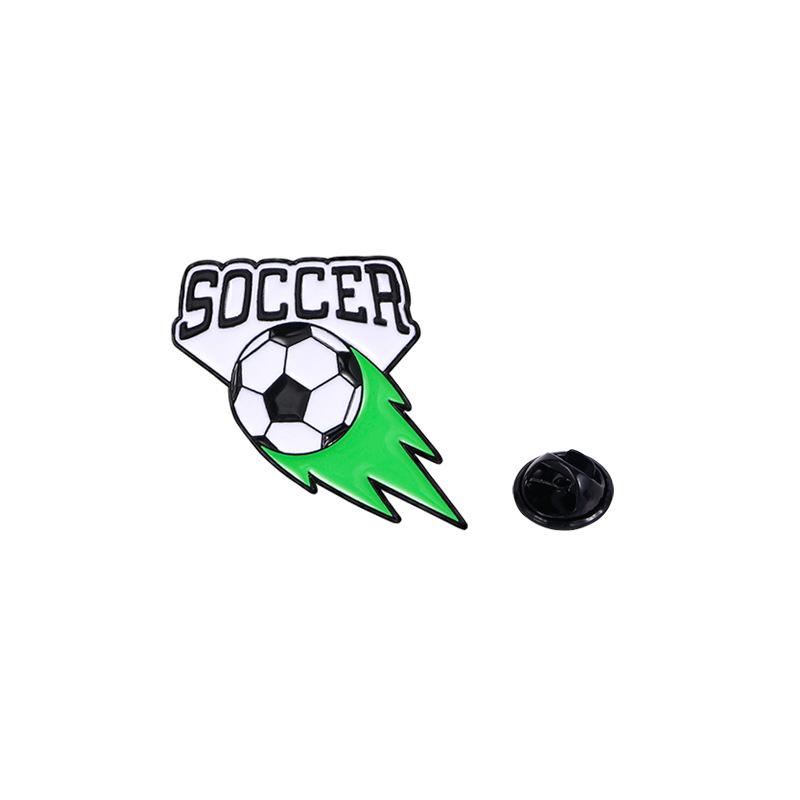Sporting Goods Soccer Badge Sports World Cup Soccer Styling Badge Brooch Buckle Student Denim Clothing Accessories