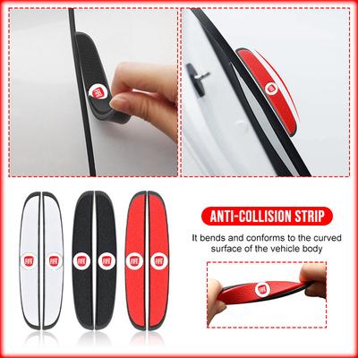 4Pcs Car Door Anti-Collision Strip Rearview Mirror Protection Sticker for Abbas 500 Punto 124 125 500 Bravo Stilo Panda Abarth Tipo Viaggio