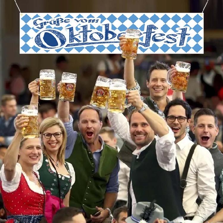 Oktoberfest Festival for Banner Hanging Flag Festival Party Backdrop Decoration
