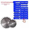 Quenched 45 Steel 50-Tooth Chain Sprocket