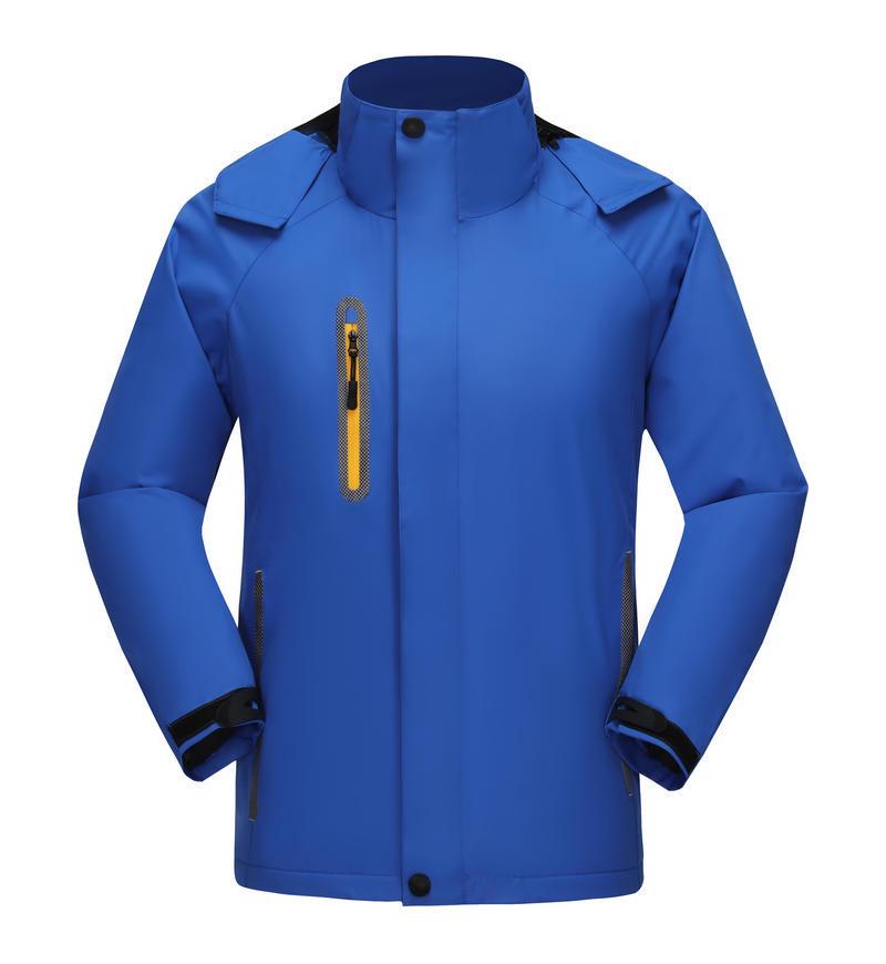Thickened Silk Matte Reflective Waterproof Outdoor Windproof Jacket 3XL ярко-синий