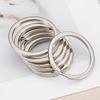 20pcs Key Rings Multi Size Split Jump Rings Hook Ring Keyring for Keychain Making DIY Handmade Jewelry Making Accessories