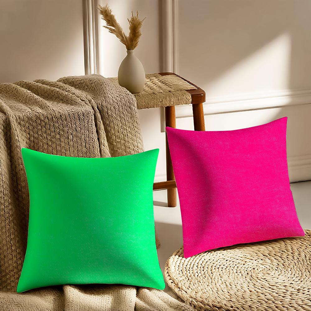 Funda de Cojín Funda de Almohada Colores Vibrantes Antiácaros Decoración de Sala de Estar Sofá Cojín Habitación