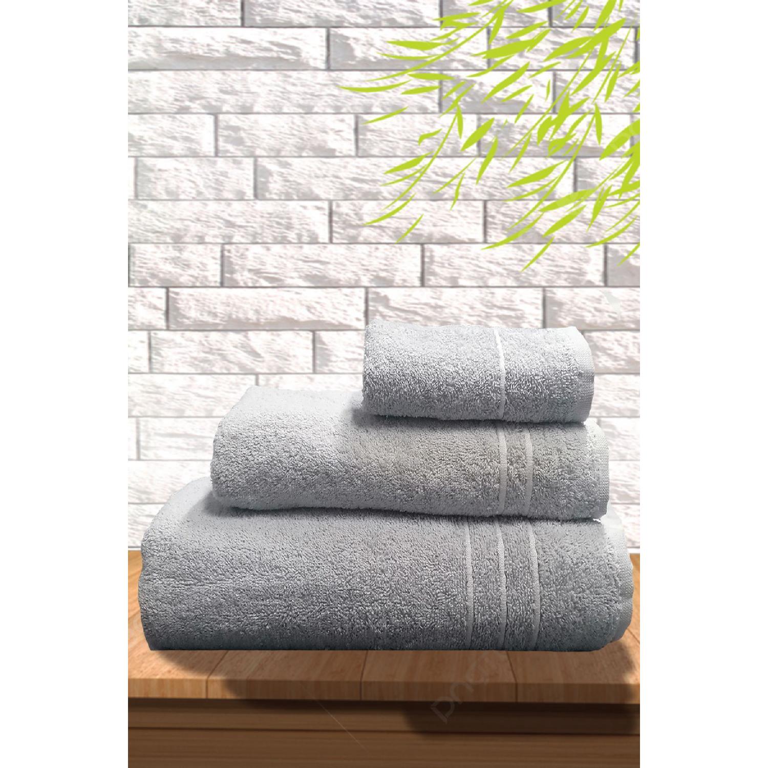 

3-piece Bath Towel Set - Hamam Towel Set 100% Cotton белый