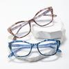Kunststoff Lesebrille für Herren Große Katzenaugen Modische Weitsichtigkeitsbrille für Damen Blaulichtfilter Brille Alterssichtigkeit +1+1.5+2.0+2.5+3.0+3.5+4.0
