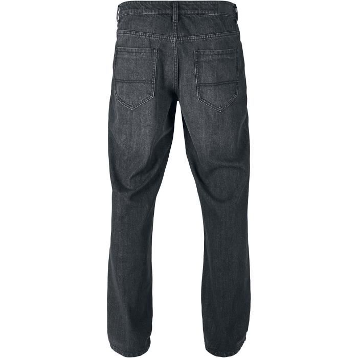 Jean Homme Urban Classics Loose Fit - Noir - Coupe Loose - Taille Standard