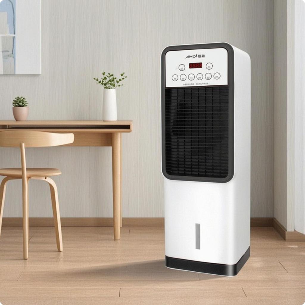 Oscillating Air Chiller with Heater | Builtin Timer, waterbased Remote Control, for