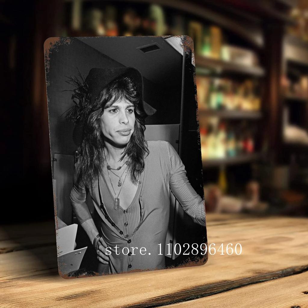 Steven Tyler Metal Plaques & Signs wall decor Vintage Tin Signs Captain Metal Poster Decor for Bar Pub Club Wall Decoration