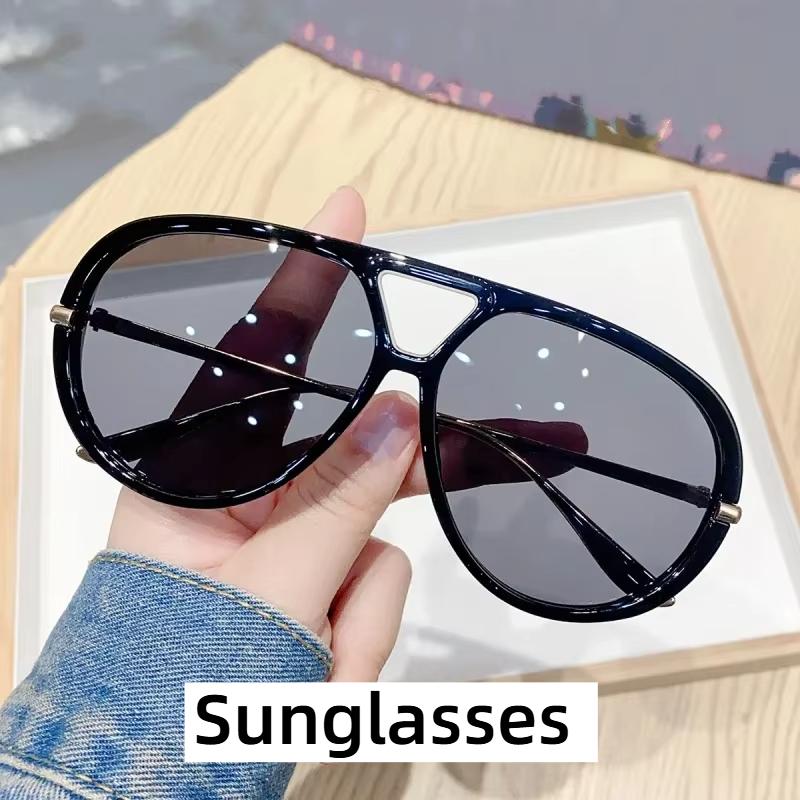 Fashion Large Frame Women'S Sunglasses Anti Outdoor Ultraviolet Driving Vacation Essential Men'S Sunglasses Fashion Glasses